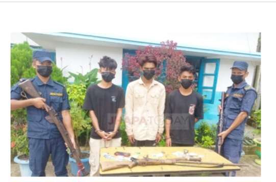 अर्जुनधारामा पसल फुटाएर चोरी गर्ने तीनजना पक्राउ