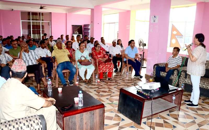 डेंगु रोग नियन्त्रणका लागि अभिमुखिकरण कार्यक्रम सम्पन्न