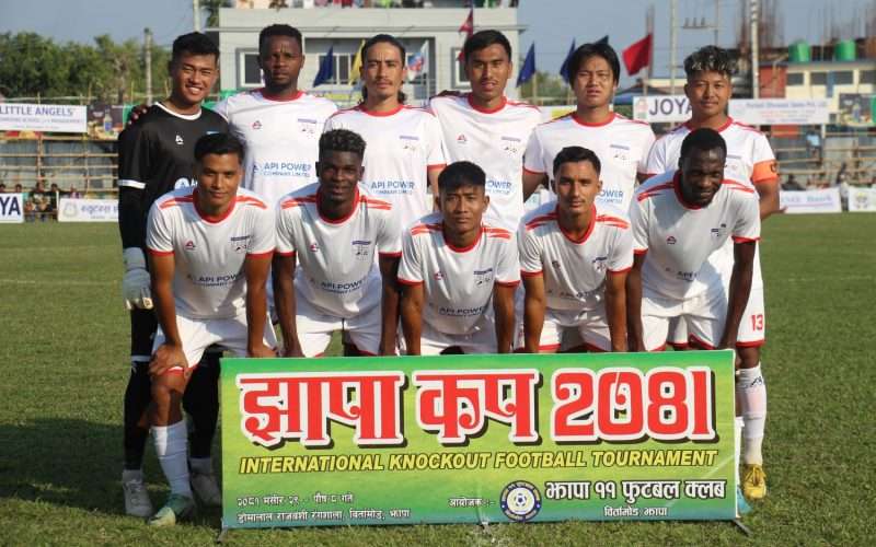 सलहेश युवा क्लबलाई पराजित गर्दै चर्च ब्वाइज युनाइटेड झापाकपको फाइनलमा प्रवेश