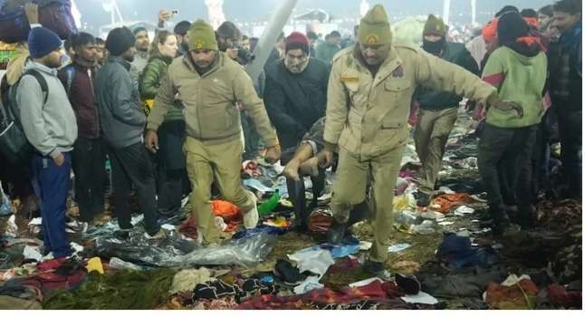 भारतको प्रयागराजको महाकुम्भ मेलामा भागदौड हुँदा कम्तीमा १५ जनाको मृत्यु