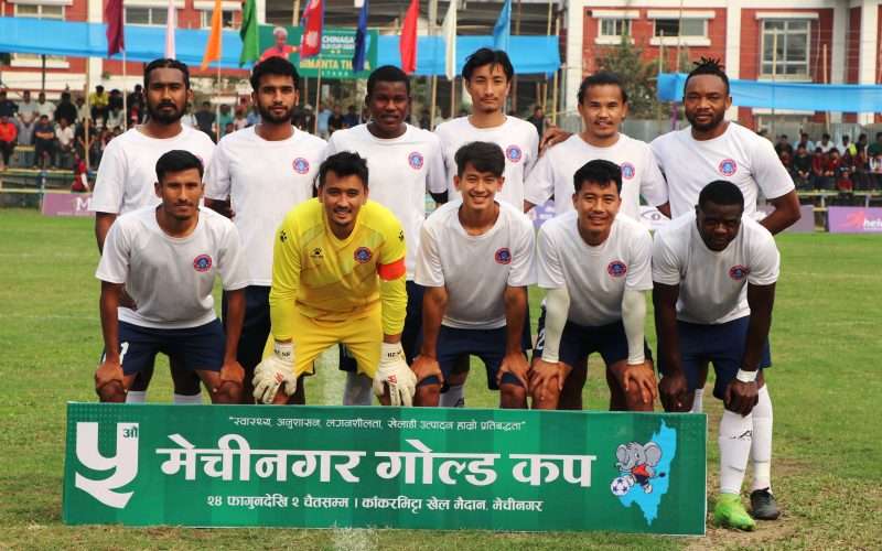 पाँचौँ मेचीनगर गोल्डकप: एपीएफलाई हराउँदै मछिन्द्र अन्तिम चारमा