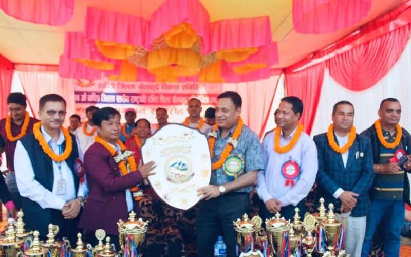 २२ स्वर्ण सहित नीलकण्ठ नगरपालिकाले जित्यो  १४ औं धादिङ जिल्ला स्तरीय राष्ट्रपति रनिङ शिल्ड