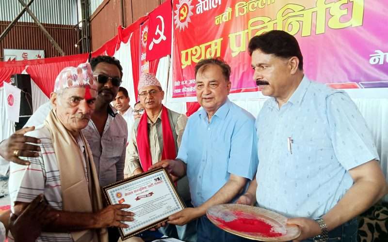 पार्टीमार्थी माथी भइरहेको हमलाहरुको एमालेले डटेर प्रतिकार गर्छ ः वरिष्ठ उपाध्यक्ष पोखरेल